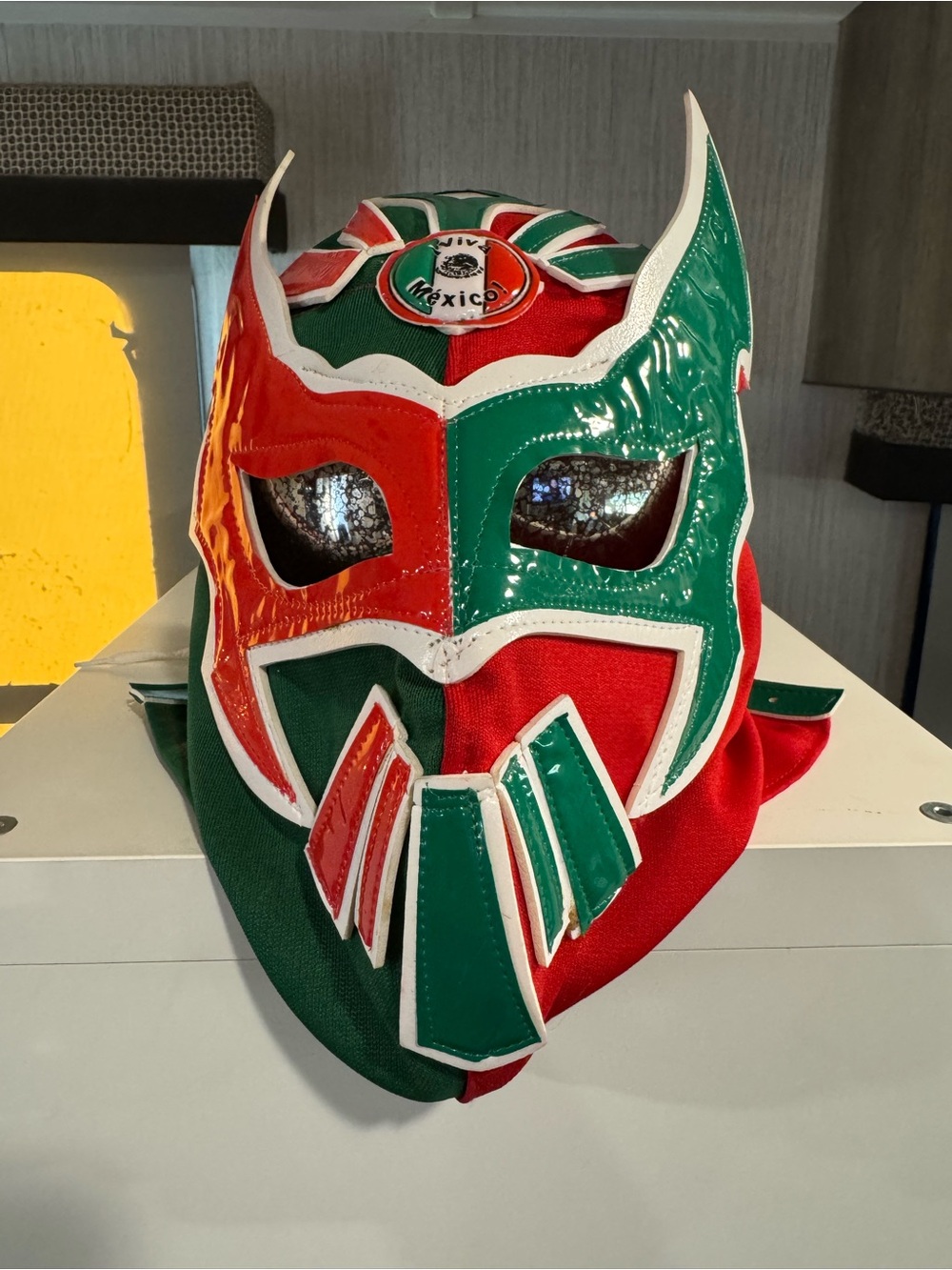 Mexico Green & Red Lucha Libre Wrestling Mask - Unbranded